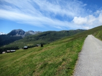 Salita in direzione della Val da Larisch - Panorama