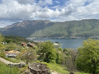 Panorama - Sullo sfondo a sinistra il Monte Mottarone