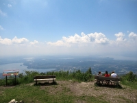 Panorama dal Forte di Orino - Lago di Varese, Lago di Comabbio, Lago di Monate, Lago Maggiore
