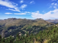 Rilievi della Val Trompia dal Passo Dosso Alto