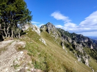 Passo di Prael - Sullo sfondo l'antecima della Corna Blacca