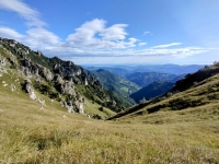 Panorama sulla Val Sabbia dal Passo di Prael