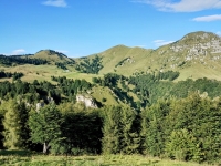 Panorama sul Passo Falcone da Pian del Bene