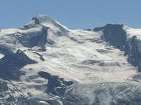 Massiccio del Mischabel - Da sx Allalinhorn  (4.027 m), Feechopf (3.888 m)