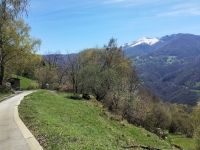 Sopra Corticiasca in direzione dell'Alpe La Spessa