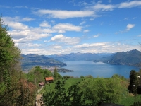 Panorama sull' Alto Lago Maggiore da Alpino