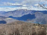 Panorama dal Monte Piambello - Monte Generoso