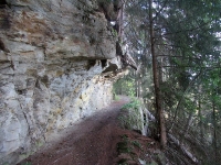 Bella mulattiera/sentiero in direzione di Schwarzwald/Obermatten