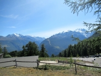 Moosalp - Panorama sui "4.000" (Weissmies, Fletschhorn, Massiccio del Mischabel)