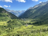 Panorama sulla piana delle cascate dall'Alpe Furculti