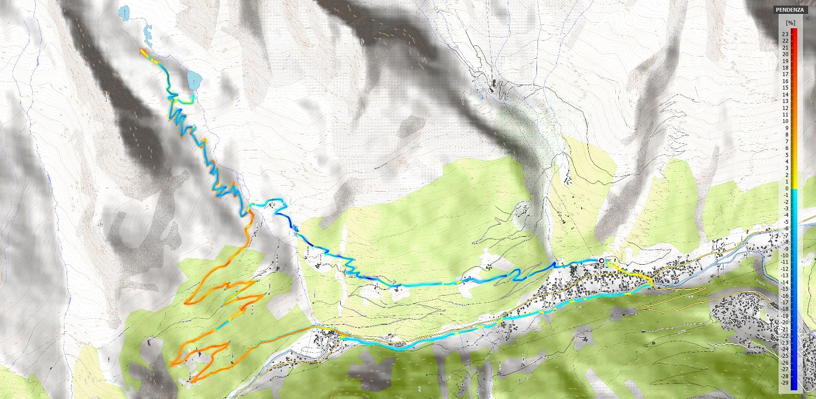 Grüebugletscher pendenze