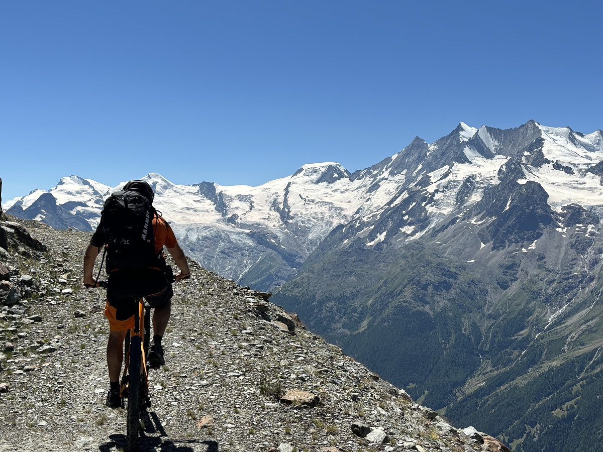 Spettacolare panorama sul Mischabel