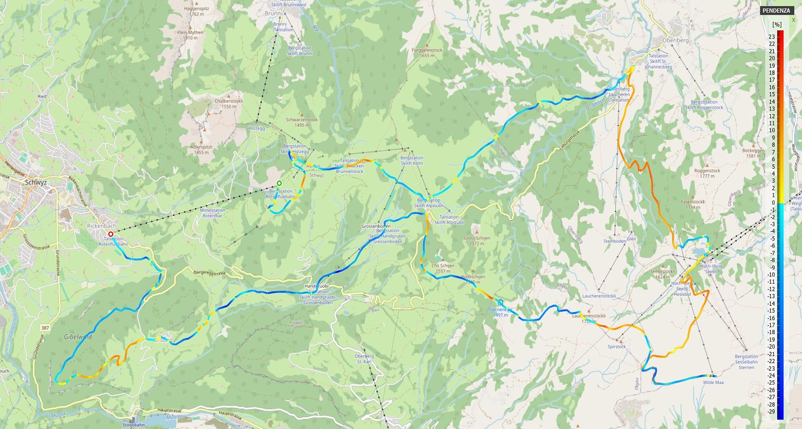 Mythenregion - Hoch-Ybrig Pendenze